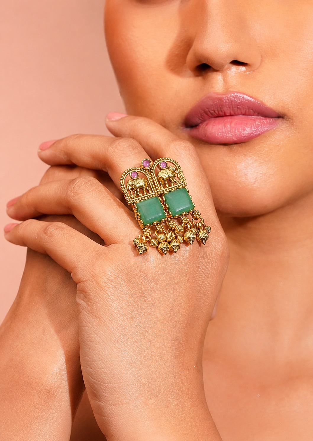 Aanura Heritage Adjustable Statement Ring
