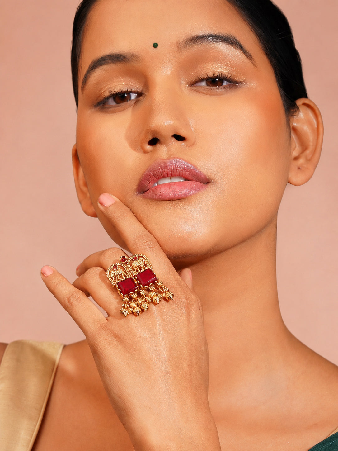 Aanura Heritage Adjustable Statement Ring