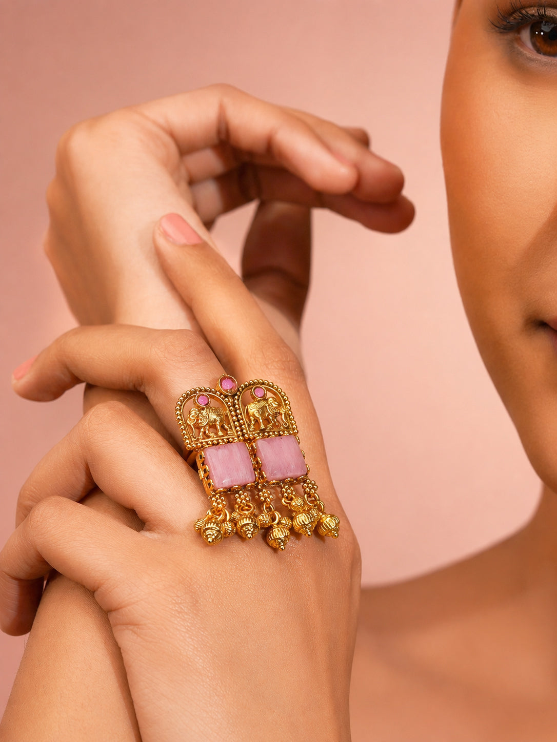 Aanura Heritage Adjustable Statement Ring