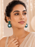 Aanura Emerald Pavé & Crystal Drop Earrings