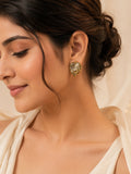 Aanura Leaf Ladybug Earrings