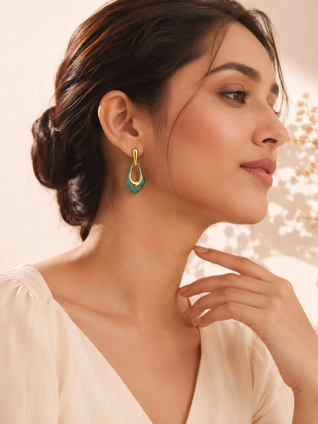Aanura Ocean Wave Drop Earrings