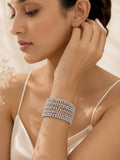 Aanura Diamond Royale Silver Cuff