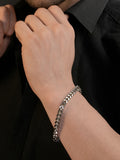 Rhodium Plating Anti Tarnish Waterproof Wheat Bracelet