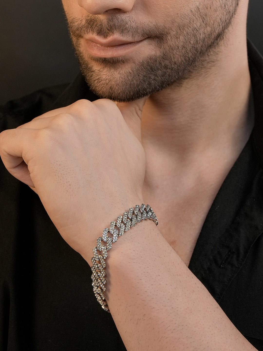 Rhodium Plating Anti Tarnish Waterproof Wing Bracelet