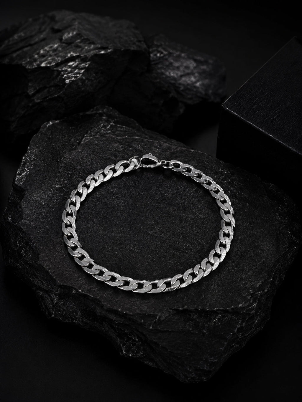 Rhodium Plating Anti Tarnish Waterproof Slim Bracelet