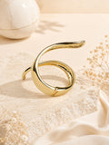 Aanura Gold Spiral Statement Bracelet