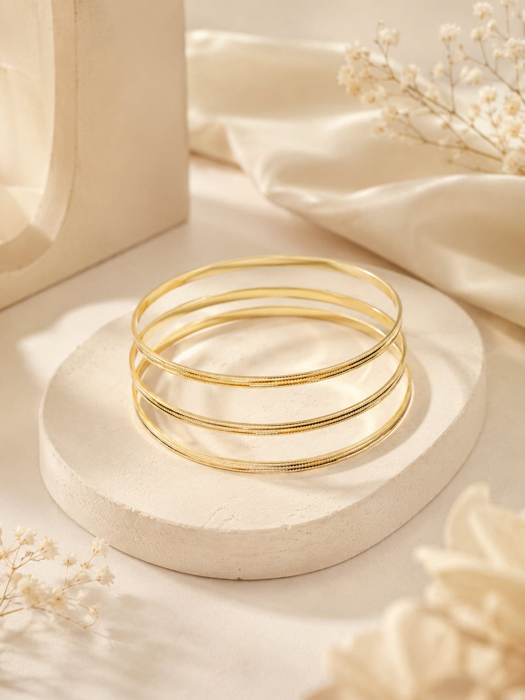 Aanura Classic Slim Line Slip-On Bracelet Set