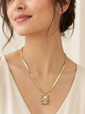 Aanura Gold Solitaire Necklace