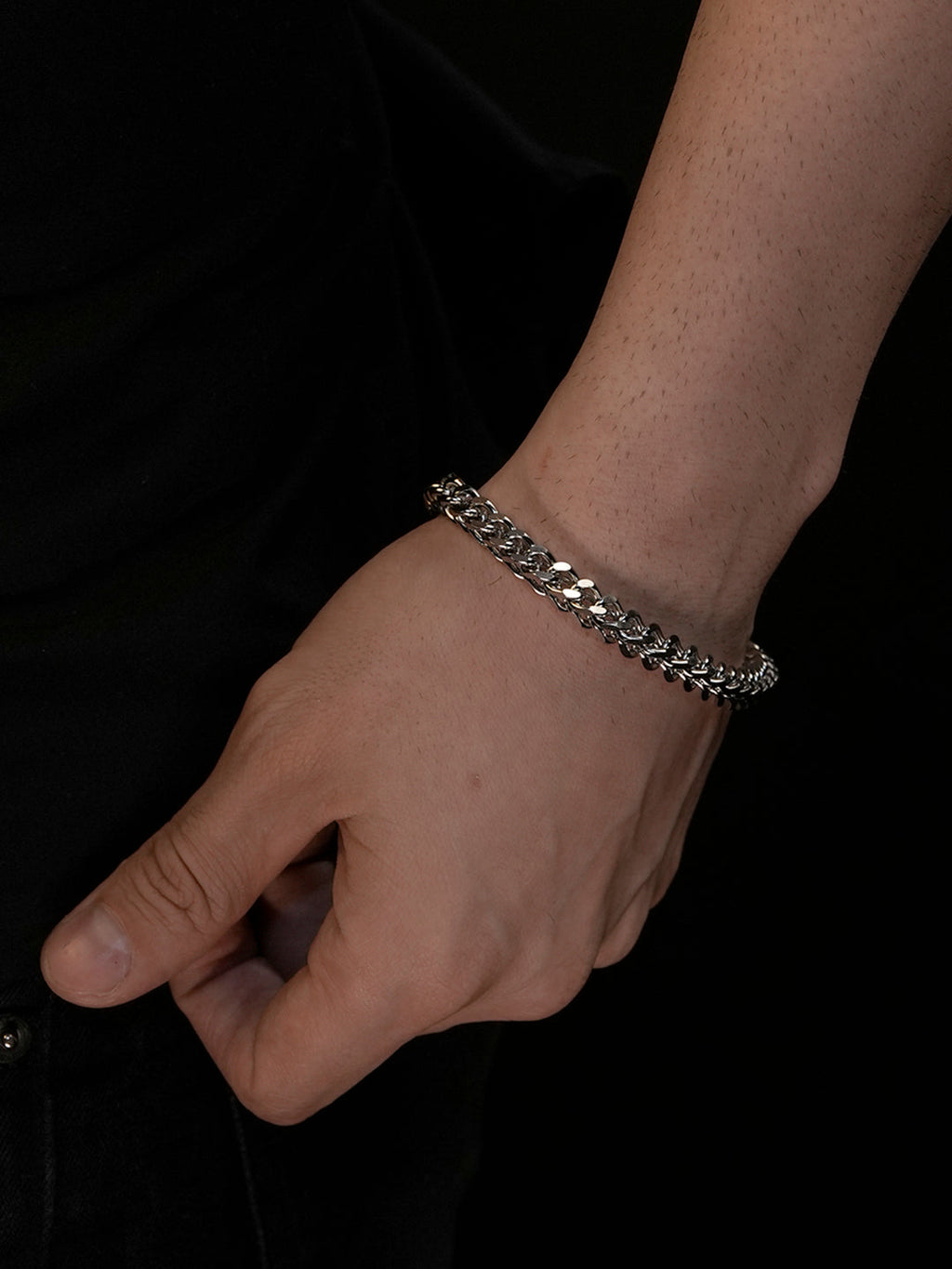 Rhodium Plating Anti Tarnish Waterproof Wheat Bracelet