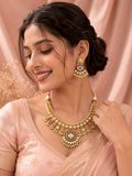 Aanura Royal Antique Choker Necklace with Earrings