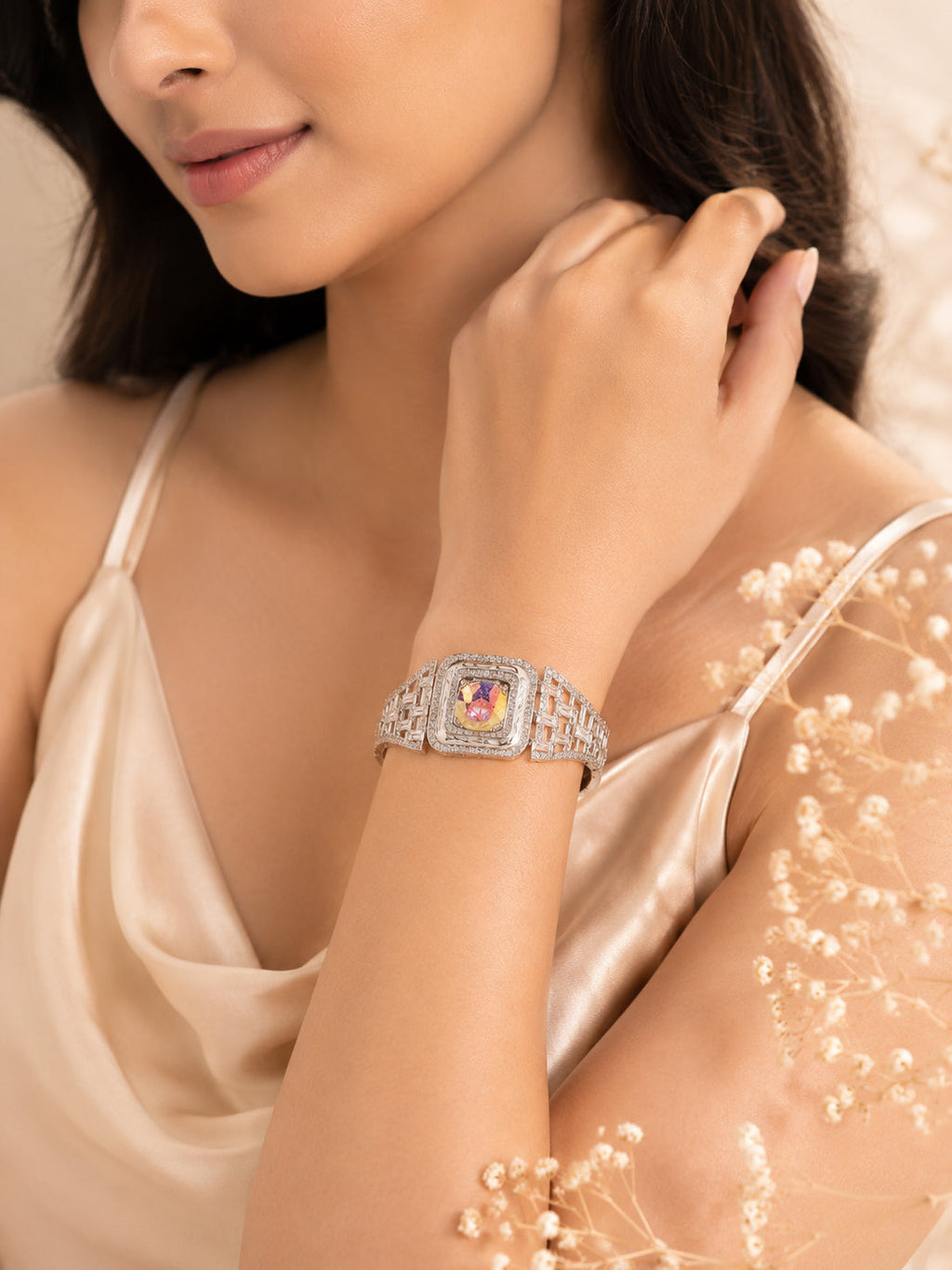 Aanura Prism Aura Silver Bracelet
