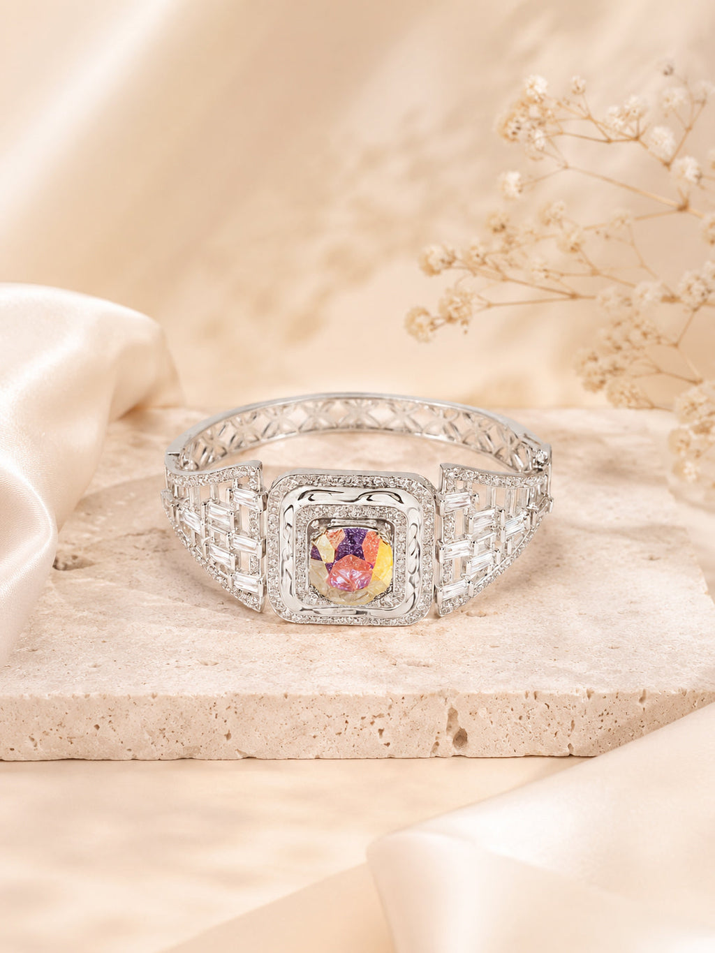Aanura Prism Aura Silver Bracelet